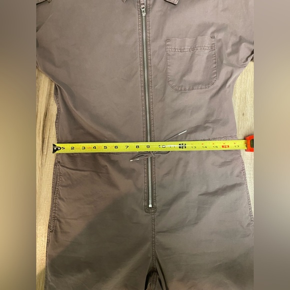 PISTOLA JORDAN UTILITY JUMPSUIT ZIP TIE WAIST COCOA BROWN WOMENS SZ XS EUC - Picture 10 of 15